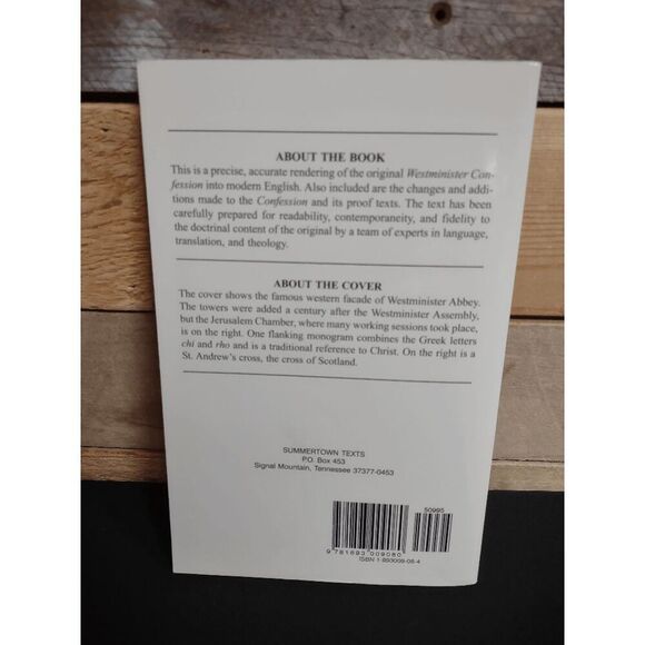The Westminster Confession of Faith Paperback ISBN # 9781893009080 - Picture 2 of 2